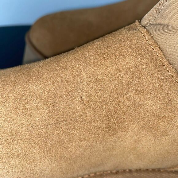 UGG New Without Box Authentic Classic Dipper Platform Chestnut Boots Sz 11 - Picture 10 of 16